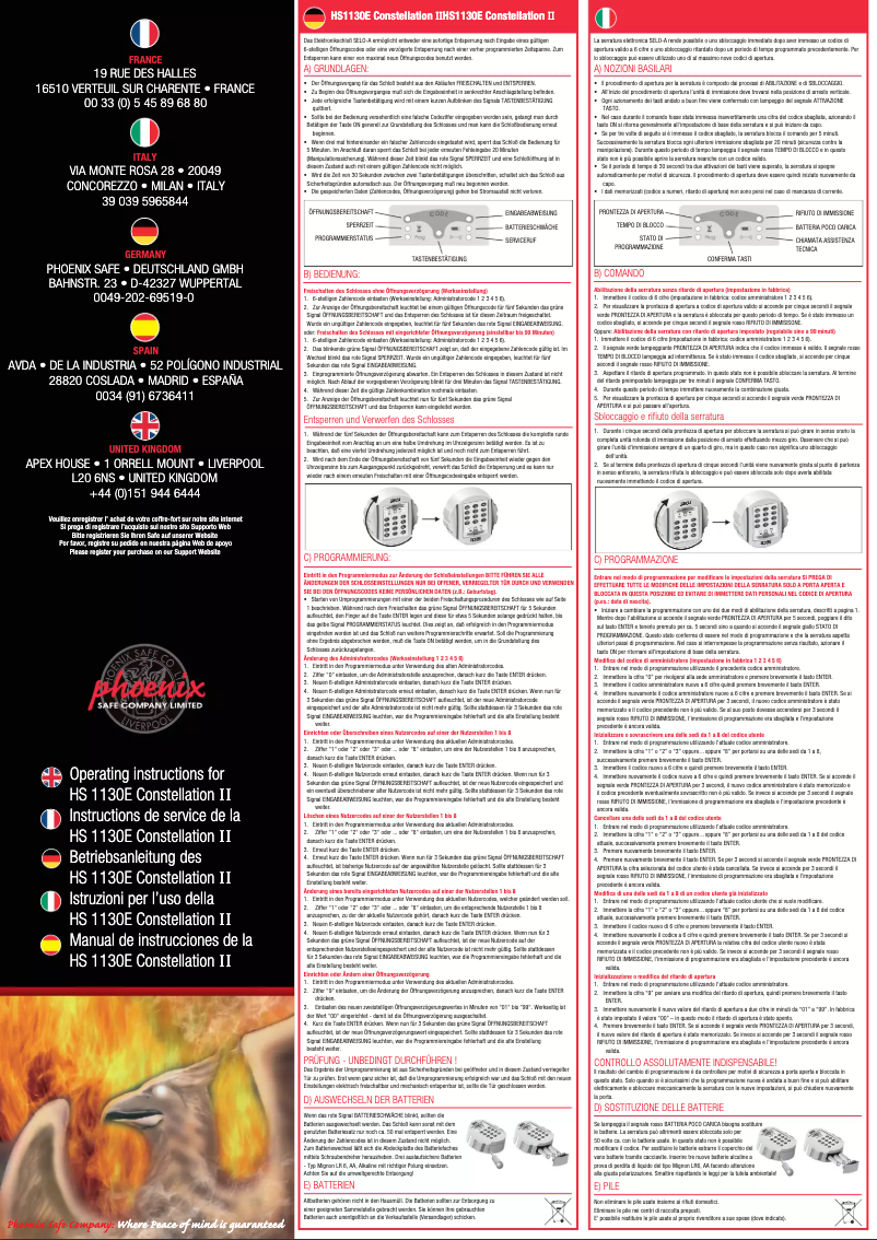 Image de la première page du manuel de l'appareil HS1133K