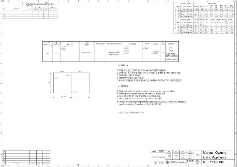 Page n°1 - Manuel utilisateur LG DLEX6500W