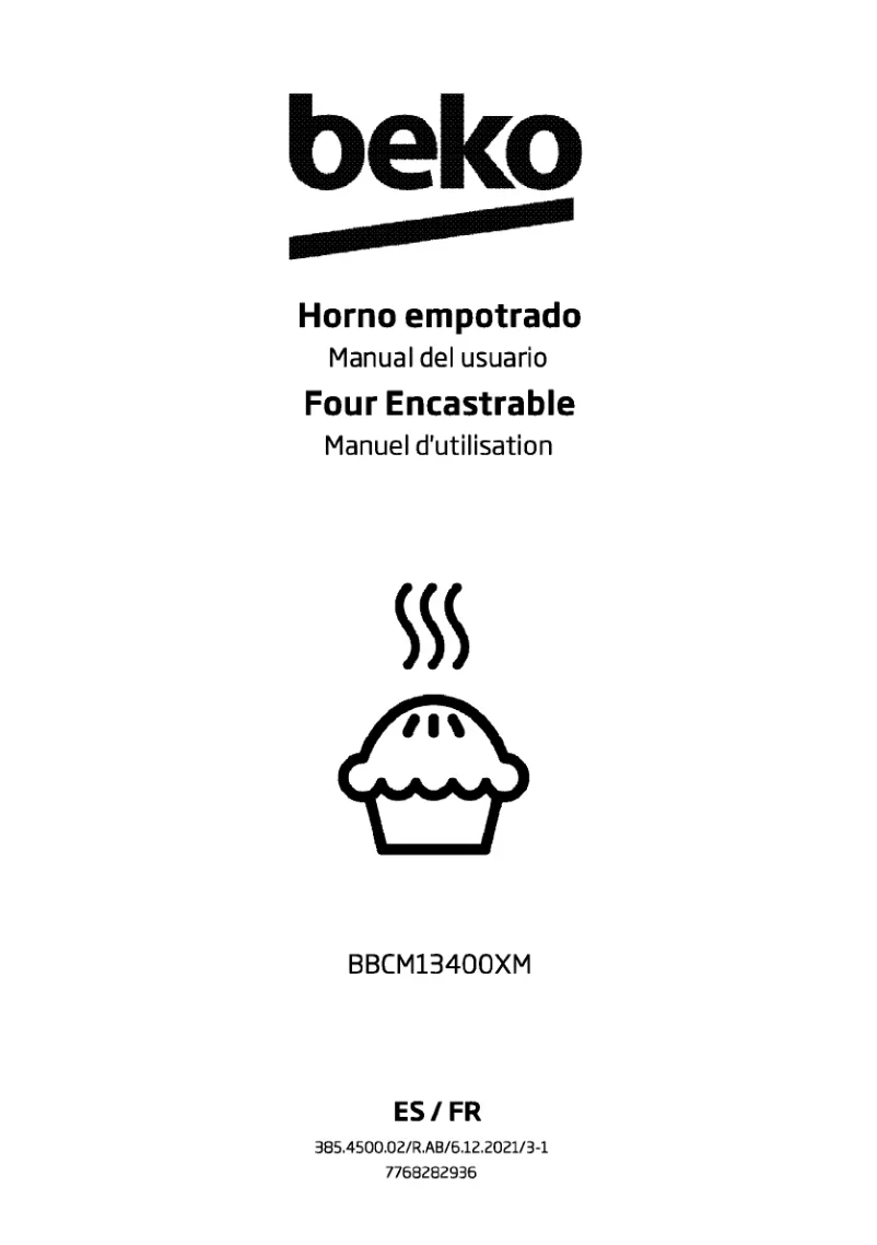 Page 1 de la notice Manuel utilisateur Beko BBCM13400XM