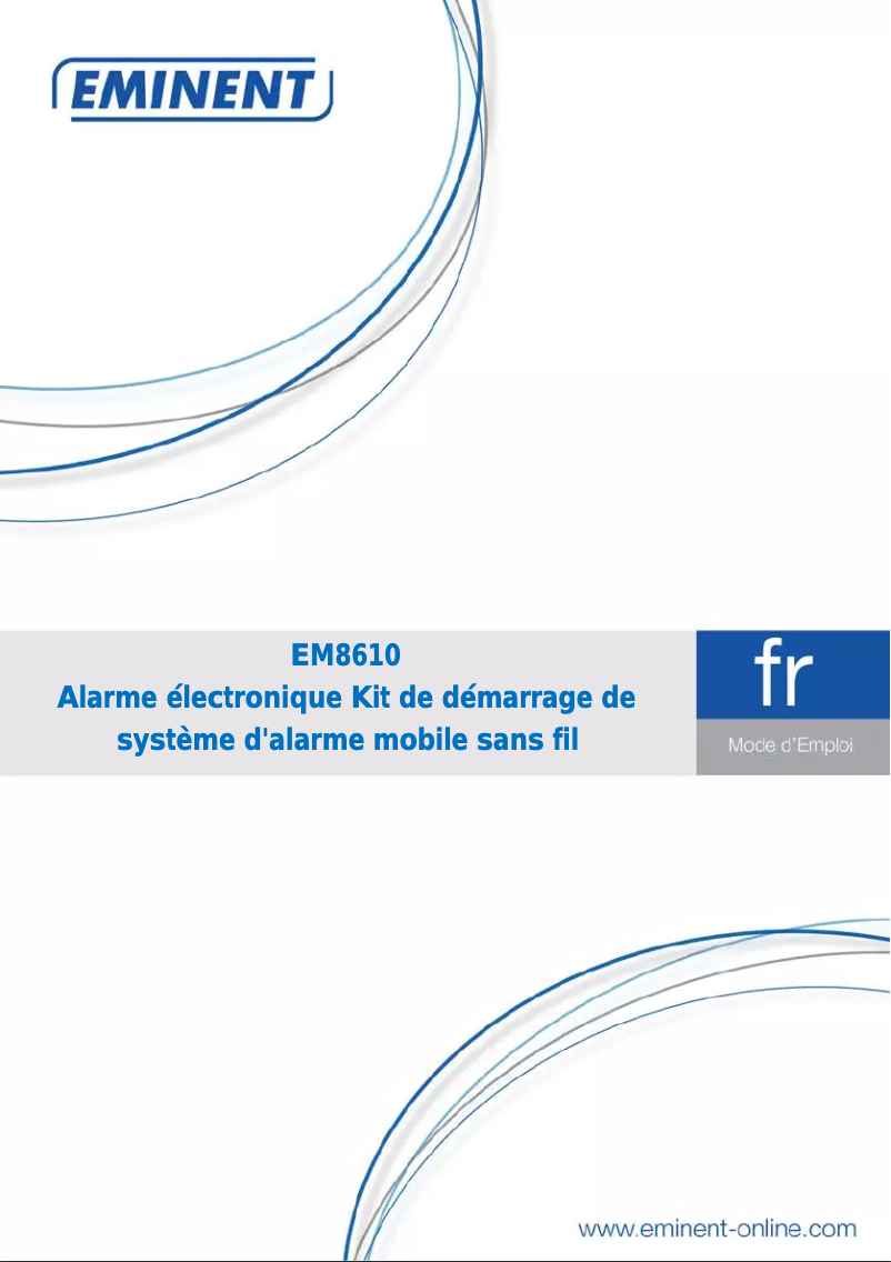 Image de la première page du manuel de l'appareil EM8610