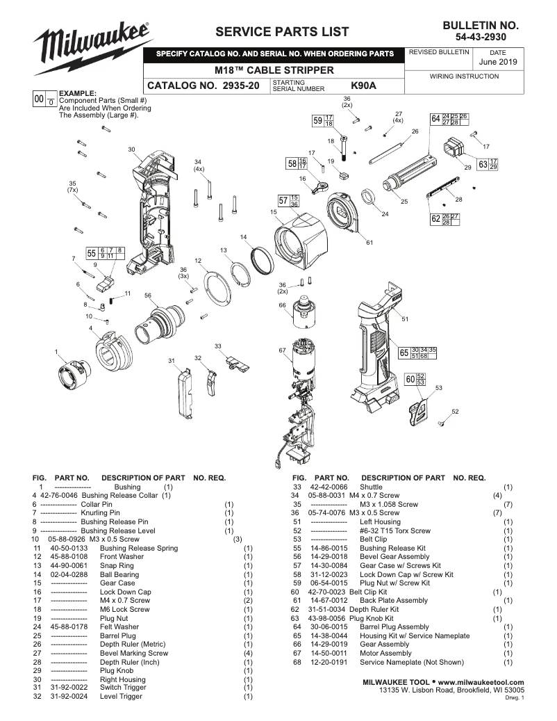 Página 1 del manual Manual de usuario Milwaukee 2935-20