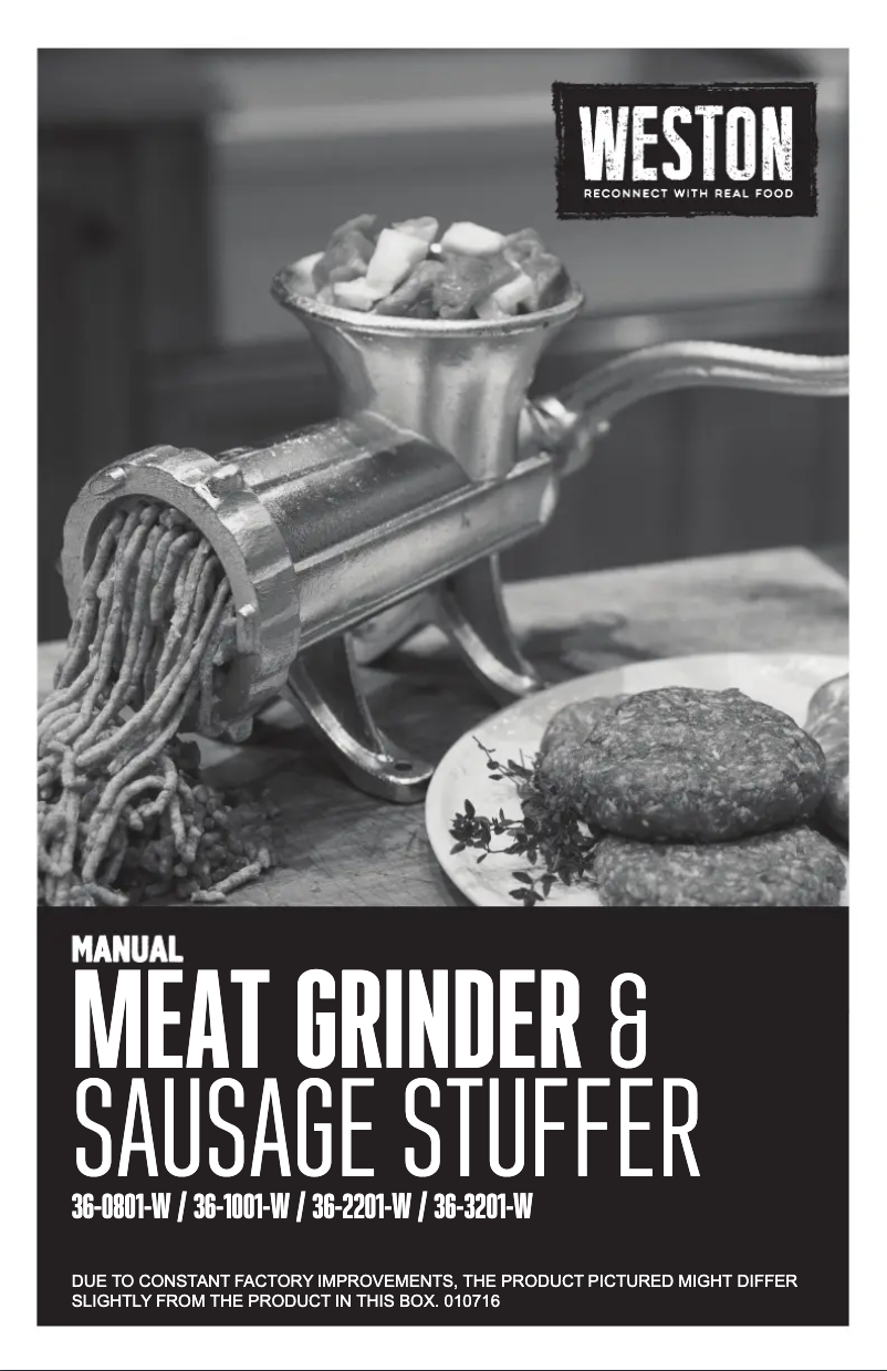 Image de la première page du manuel de l'appareil 36-2201-W