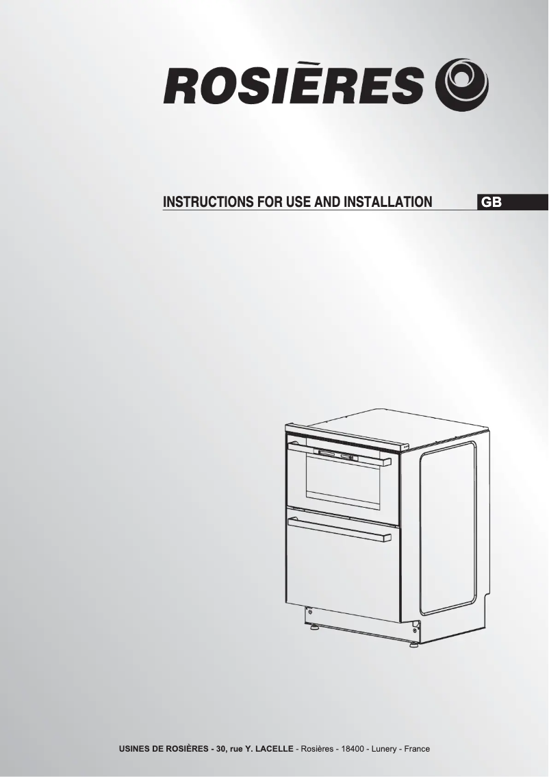 Image de la première page du manuel de l'appareil R2IN1X