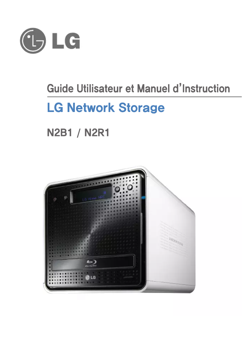 Page n°1 - Manuel utilisateur LG N2R1