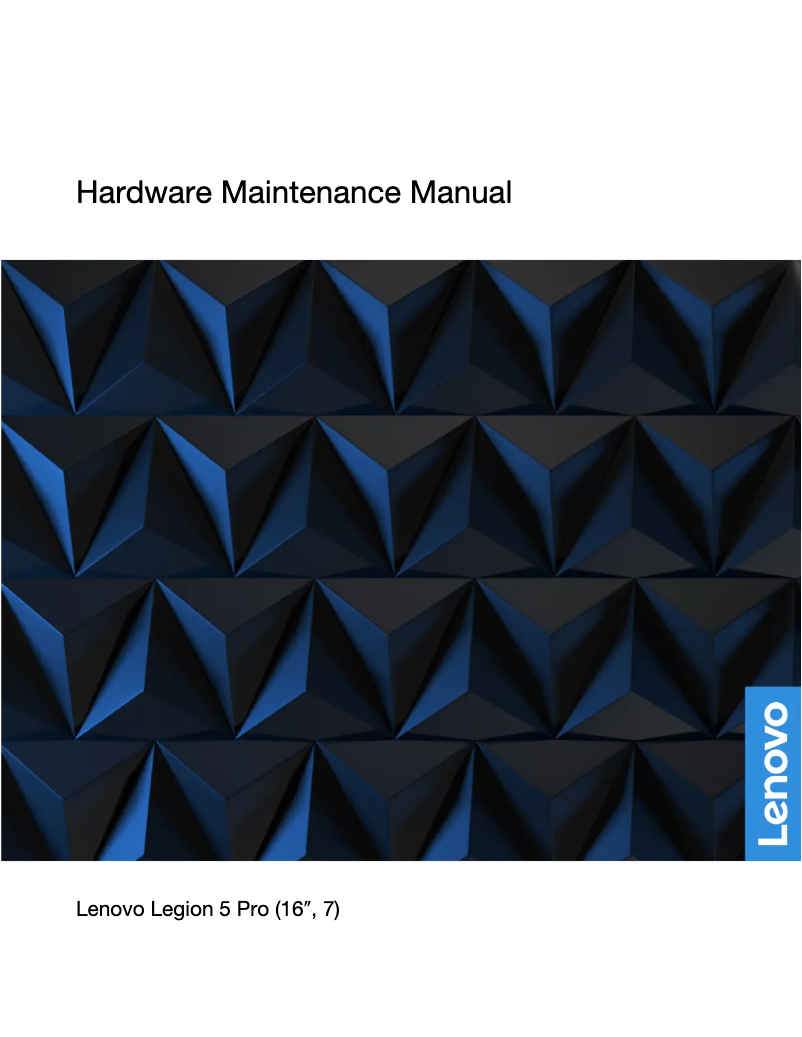 Page 1 de la notice Manuel utilisateur Lenovo Legion 5 Pr