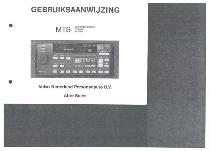 Image de la première page du manuel de l'appareil CR-4061