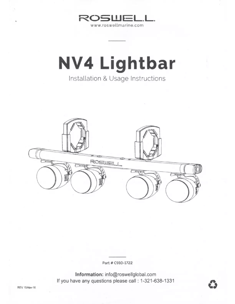 Page 1 de la notice Manuel utilisateur Roswell Nightvision 4