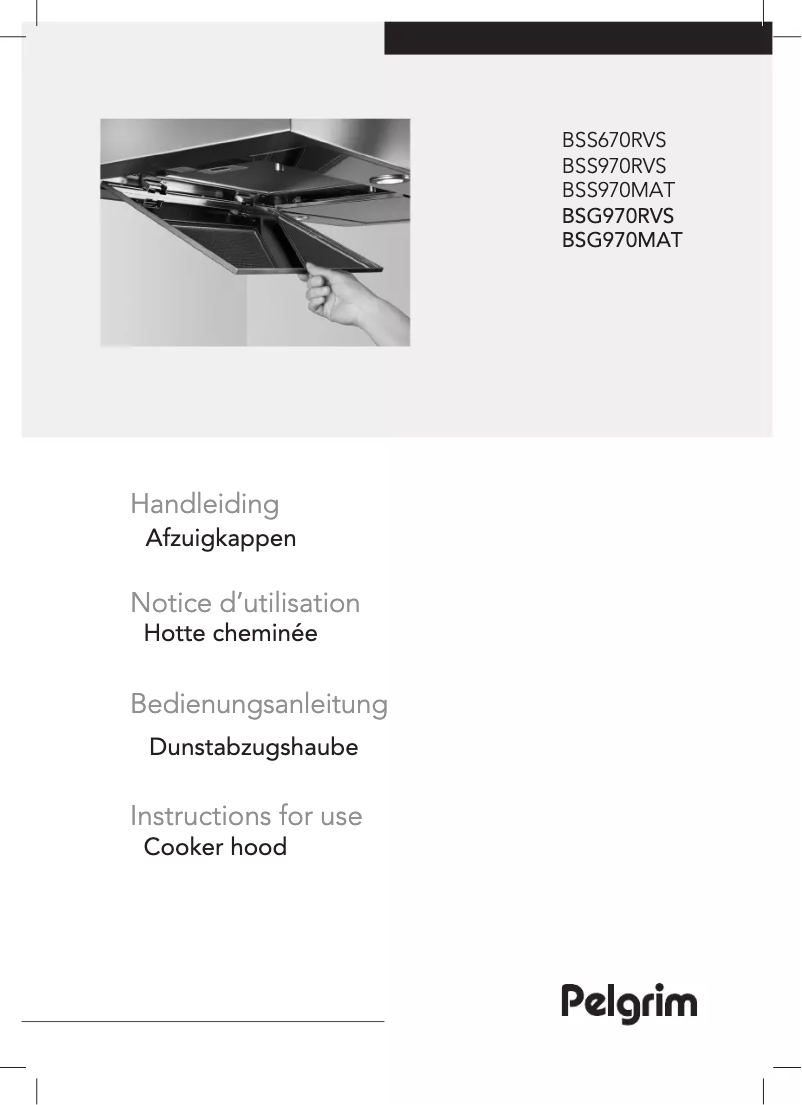 Page 1 de la notice Manuel utilisateur Pelgrim BSS970RVS