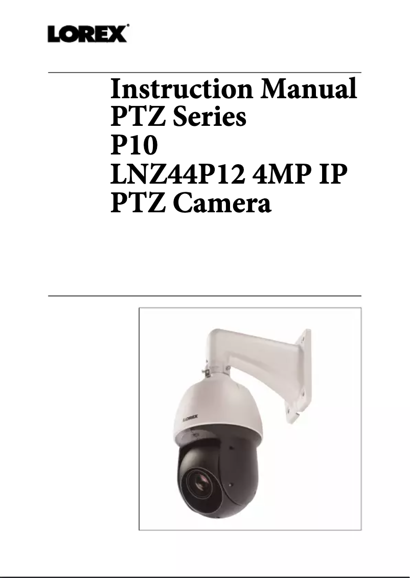 Image de la première page du manuel de l'appareil LNZ44P12