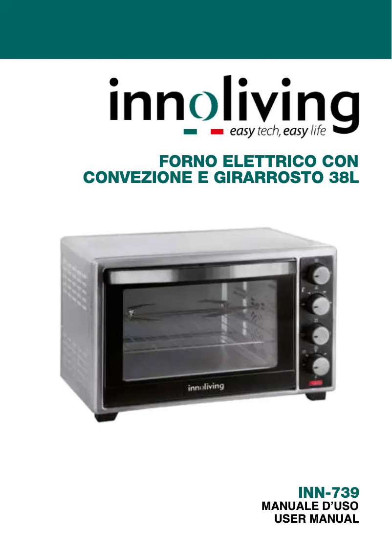 Image de la première page du manuel de l'appareil INN-739