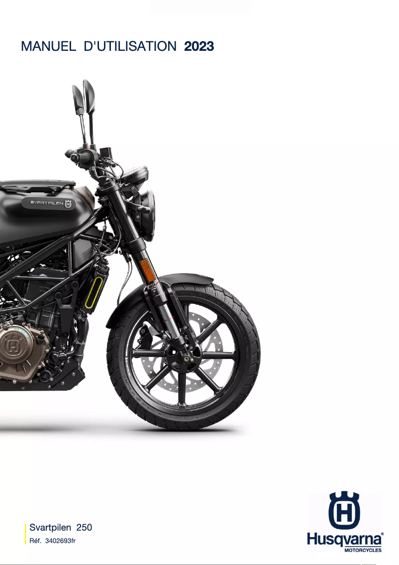 Página 1 del manual Manual de usuario Husqvarna Svartpilen 250 (2023)