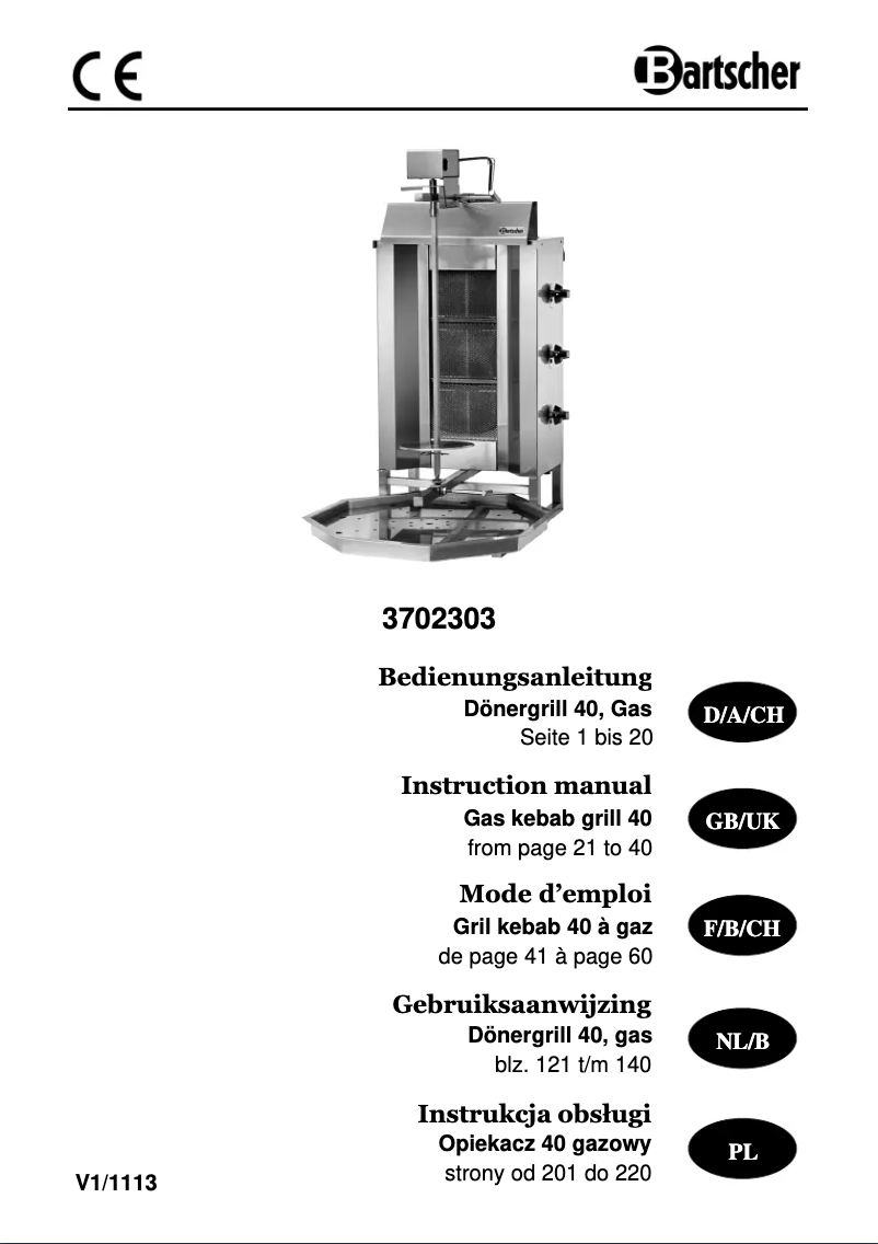 Image de la première page du manuel de l'appareil 3702303