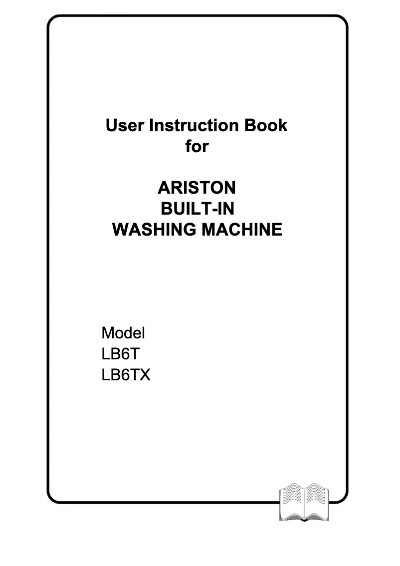 Page n°1 - Manuel utilisateur Ariston Thermo LB6TX