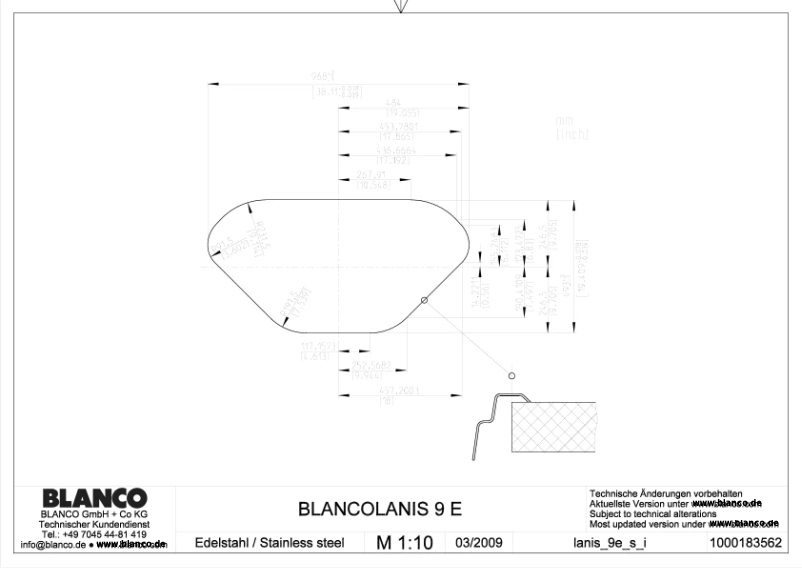 Image de la première page du manuel de l'appareil LANIS 9 E