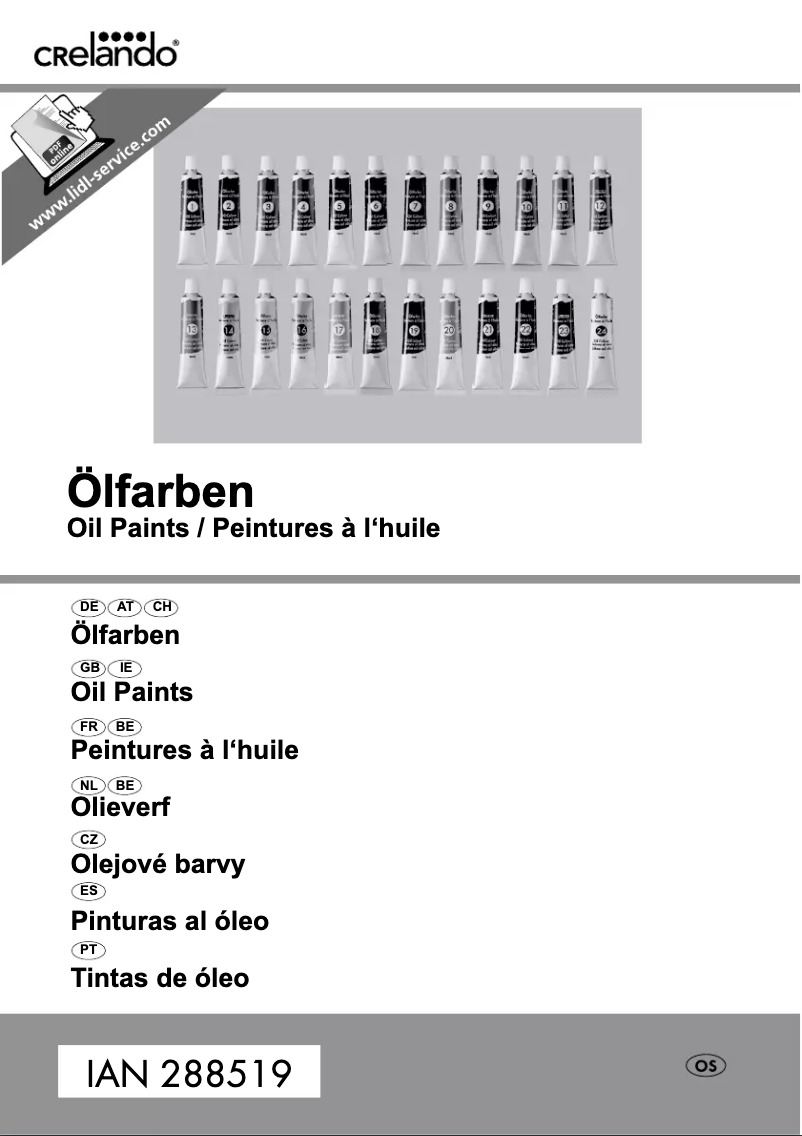 Image de la première page du manuel de l'appareil IAN 288519