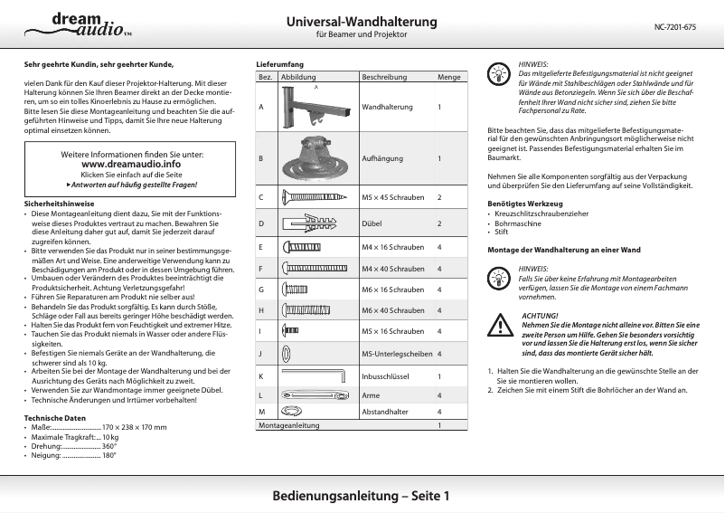 Image de la première page du manuel de l'appareil NC-7201-919