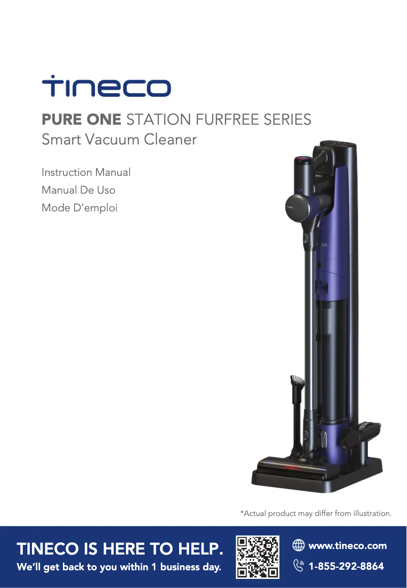 Page n°1 - Manuel utilisateur Tineco Pure One Station FurFree