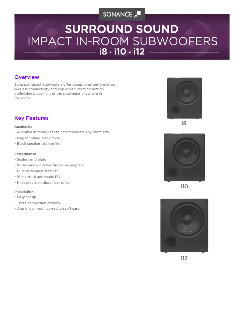 Image de la première page du manuel de l'appareil Impact i10