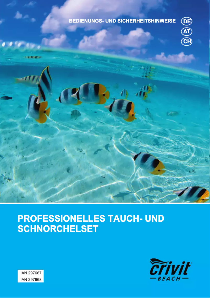 Page 1 de la notice Manuel utilisateur Crivit IAN 297667