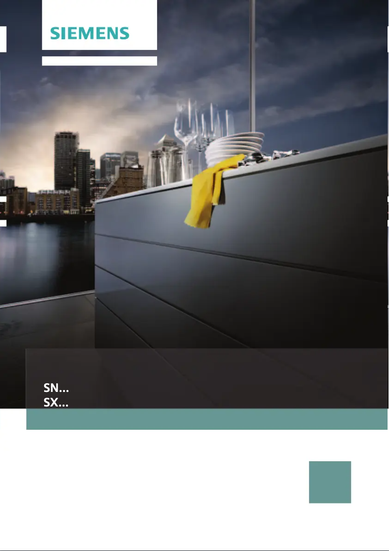 Page n°1 - Manuel utilisateur Siemens SX76P030EU