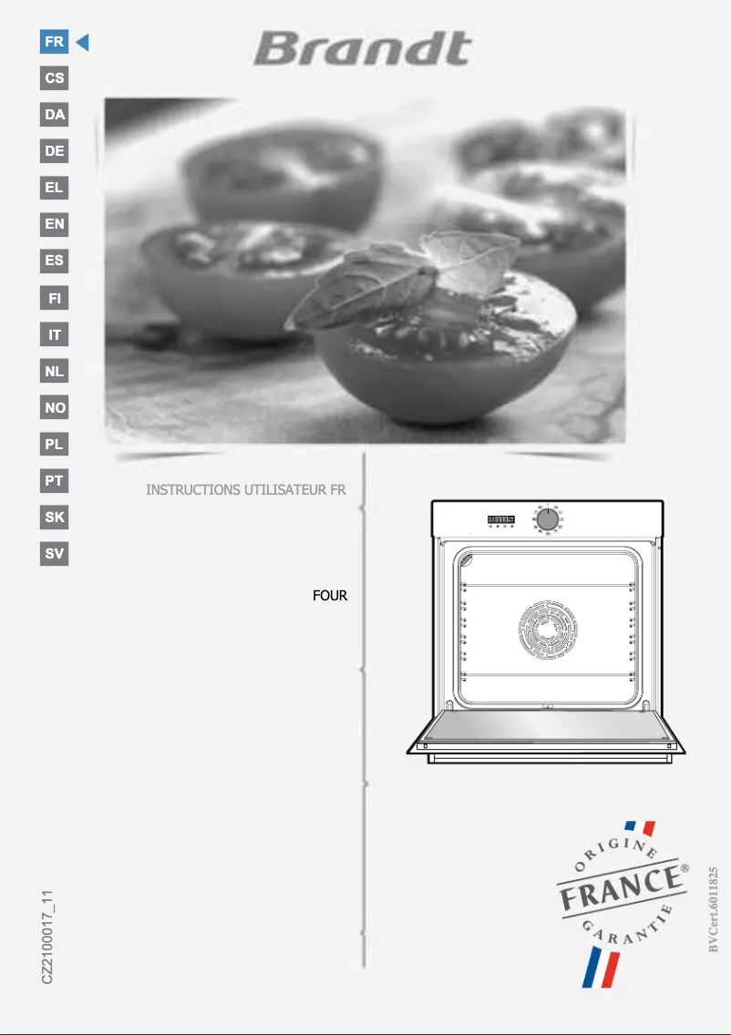 Image de la première page du manuel de l'appareil BOP7534W