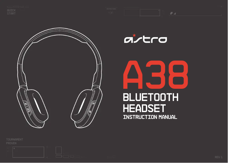 Page n°1 - Manuel utilisateur Astro A40 Gen 1