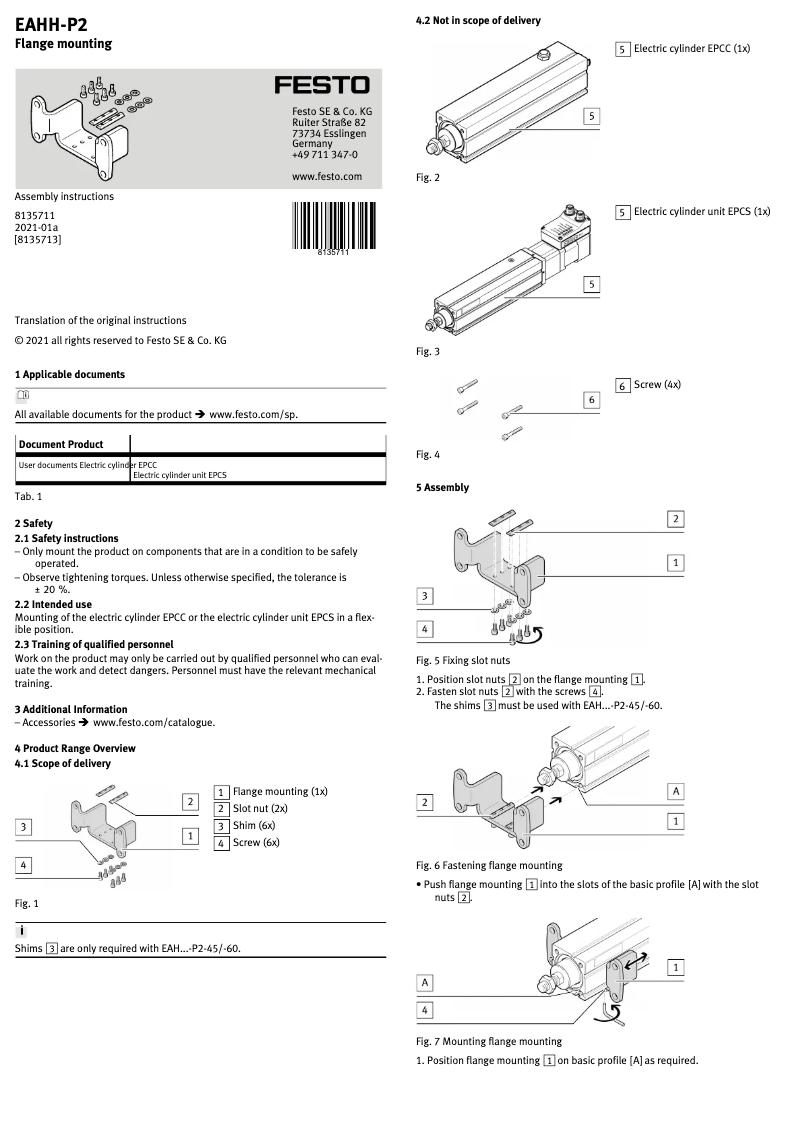 Image de la première page du manuel de l'appareil EAHH-P2-45