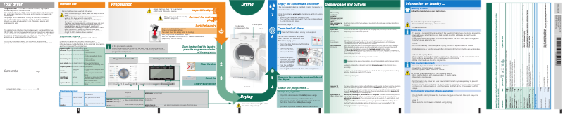 Page n°1 - Manuel d'utilisation et d'entretien Siemens WT48Y740EE
