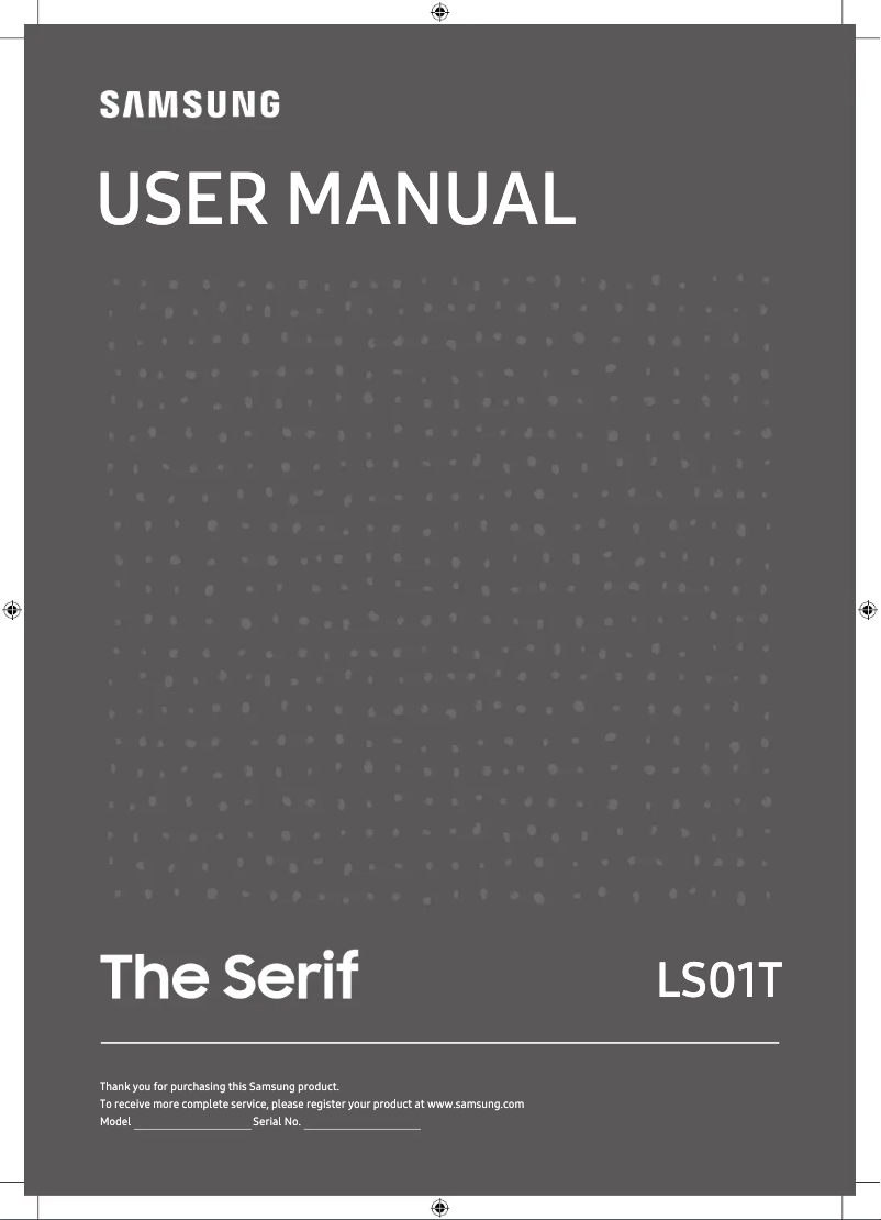 Page n°1 - Manuel utilisateur Samsung The Serif LS01T