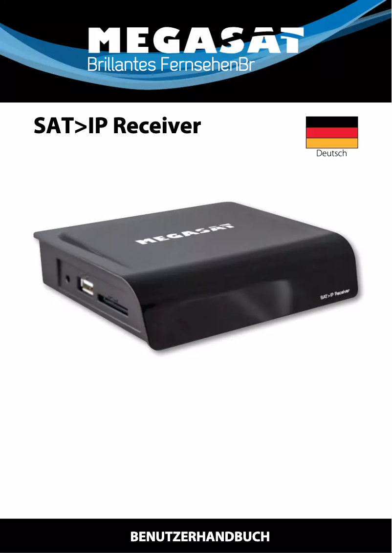 Image de la première page du manuel de l'appareil SAT>IP Receiver
