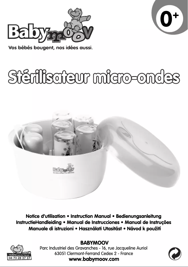 Image de la première page du manuel de l'appareil A003205