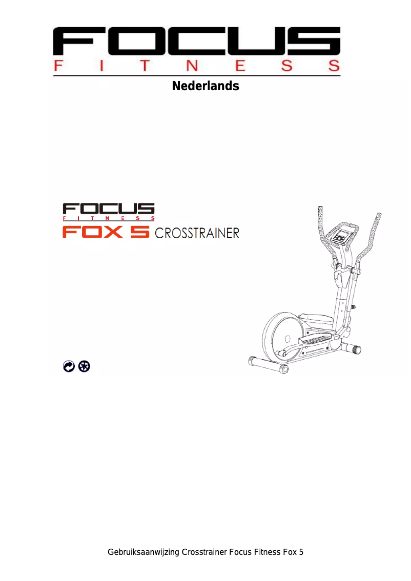 Page 1 de la notice Manuel utilisateur Focus Fitness Fox 5