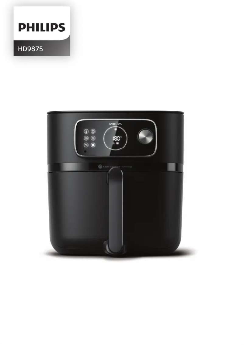 Imagen de la primera página del manual del dispositivo HD9876