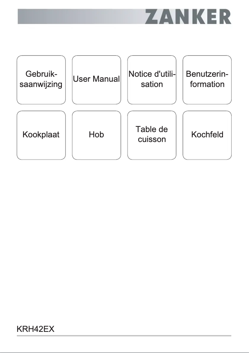 Image de la première page du manuel de l'appareil KRH 42
