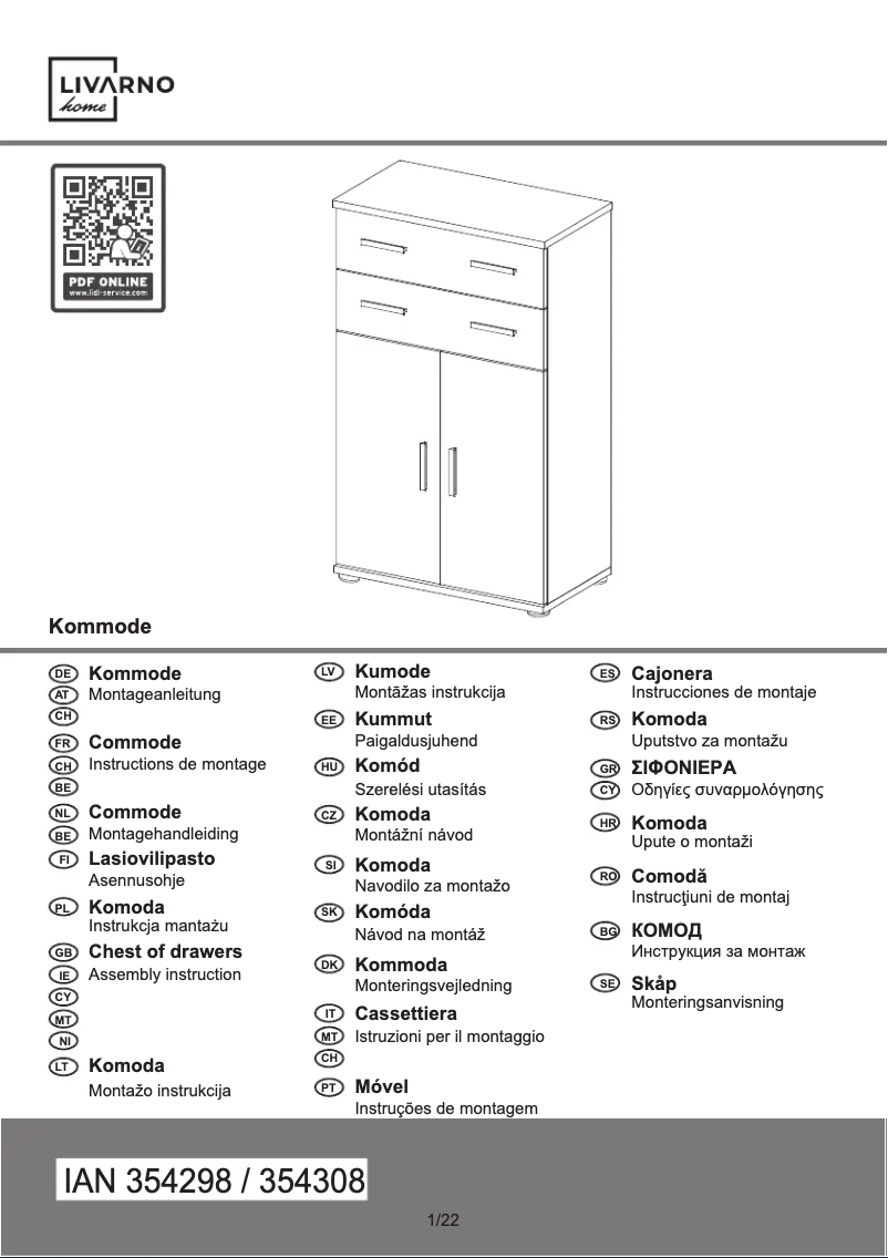 Page n°1 - Manuel utilisateur Livarno Lux IAN 374591