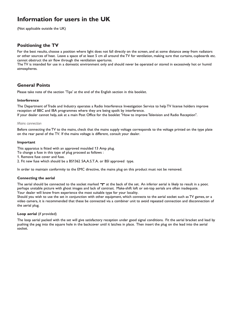 Page 1 de la notice Manuel utilisateur Philips 55PP9501