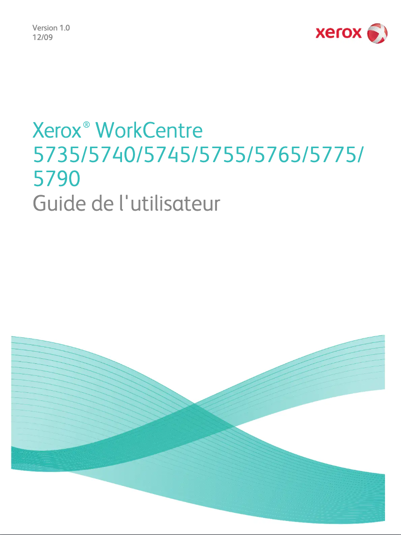 Page n°1 - Manuel utilisateur Xerox WorkCentre 5740V_SN