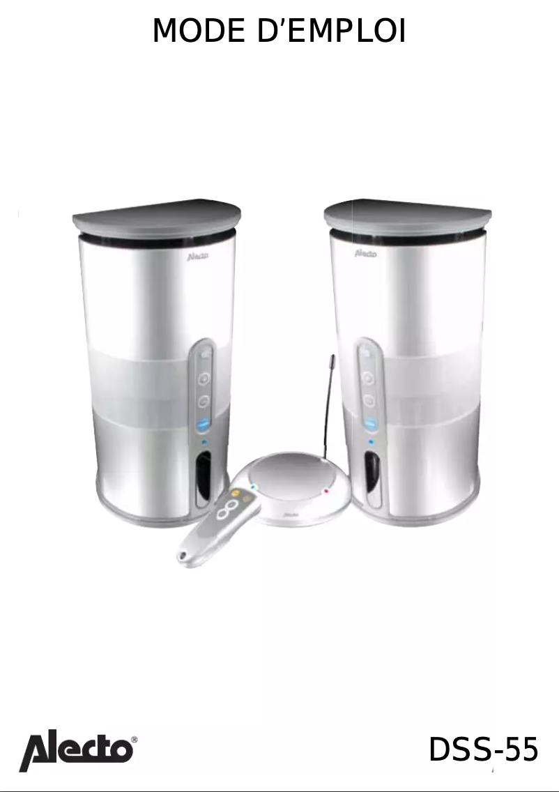 Page n°1 - Manuel utilisateur Alecto DSS-55