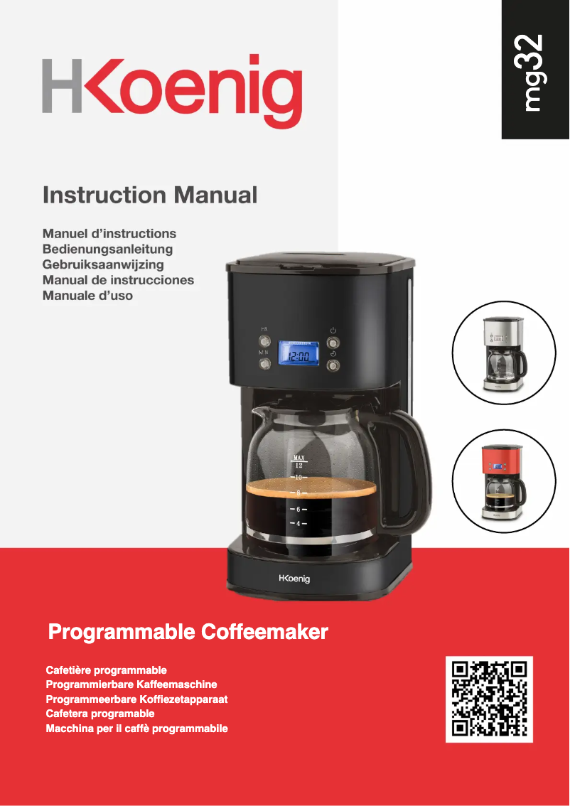 Page n°1 - Manuel utilisateur H.Koenig MG32