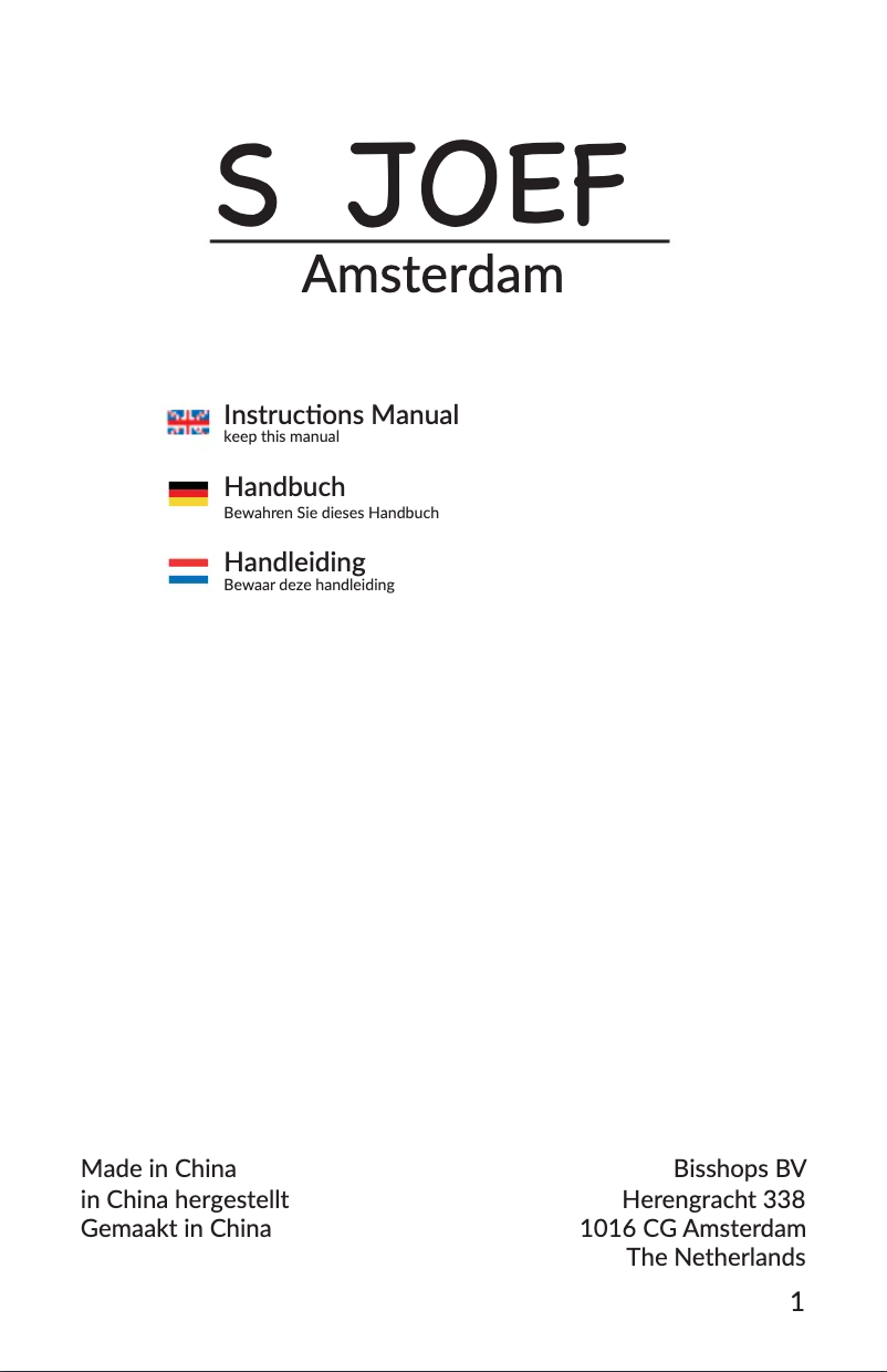 Página 1 del manual Manual de usuario Sjoef Classic BIS20M1