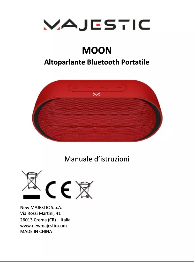 Image de la première page du manuel de l'appareil MOON