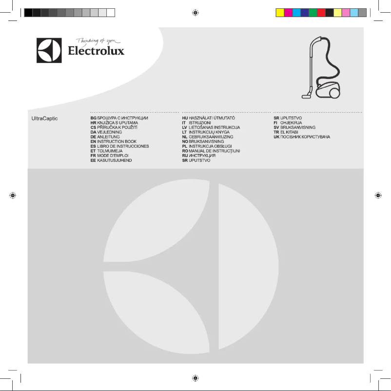 Página 1 del manual Manual de usuario Electrolux UCANIMAL