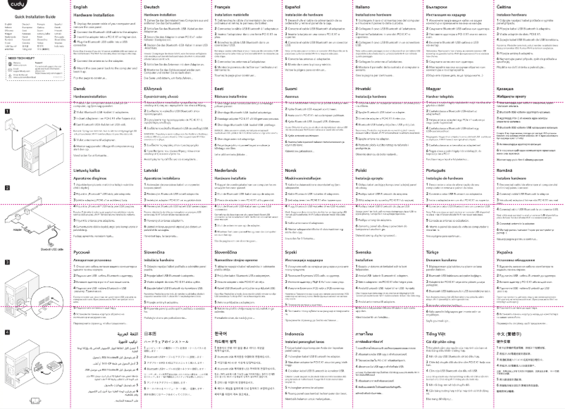 Page 1 de la notice Manuel utilisateur Cudy WE9300