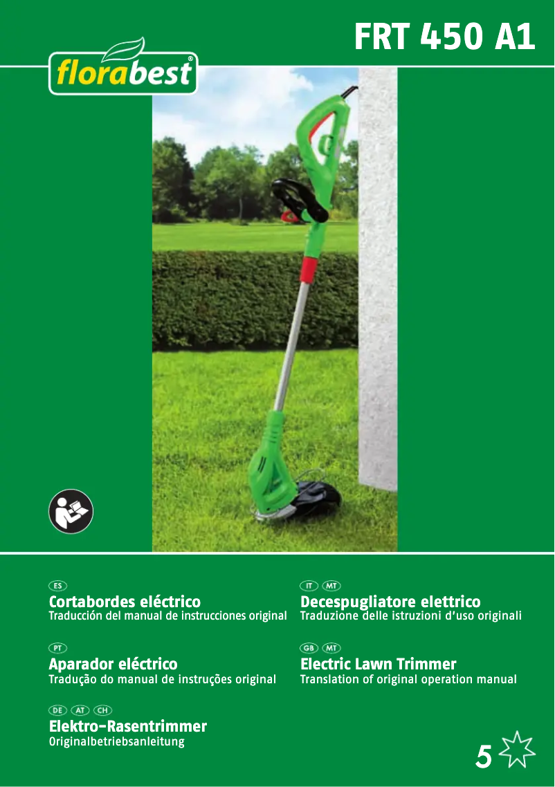 Page 1 de la notice Manuel utilisateur Florabest FRT 450 A1