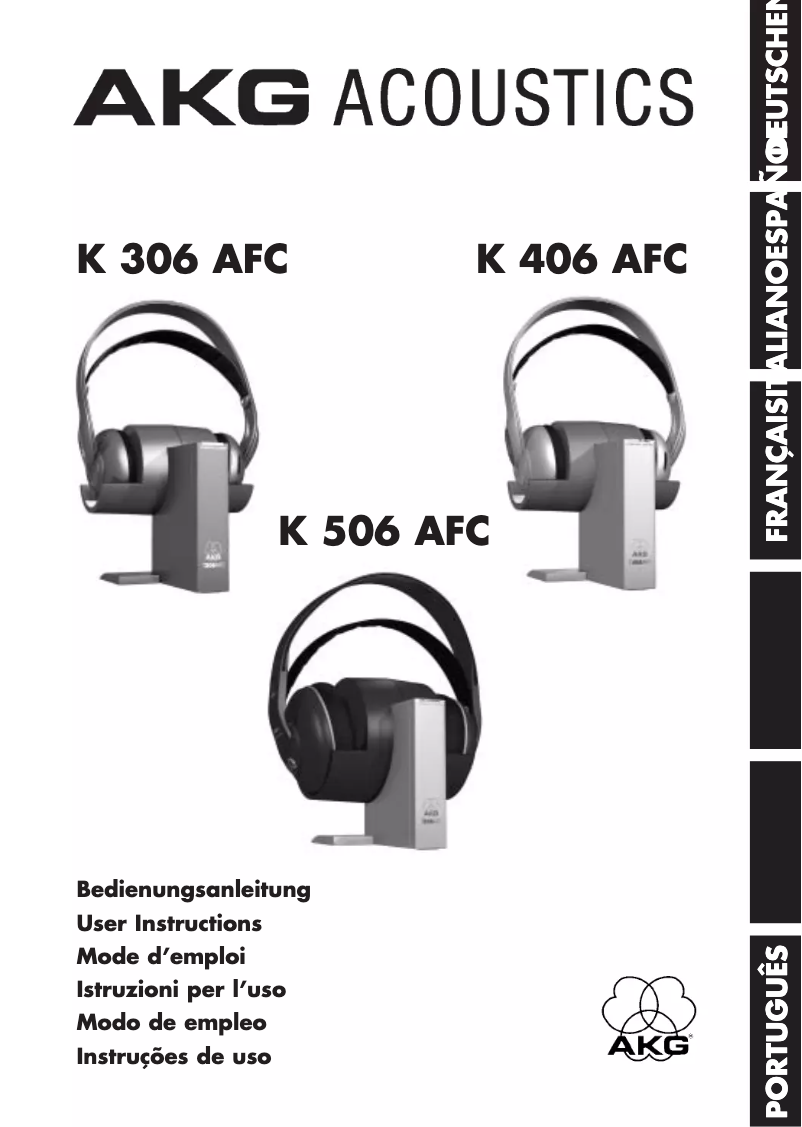 Image de la première page du manuel de l'appareil K 306 AFC
