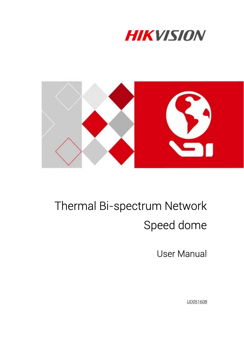 Image de la première page du manuel de l'appareil DS-2TD4136-50