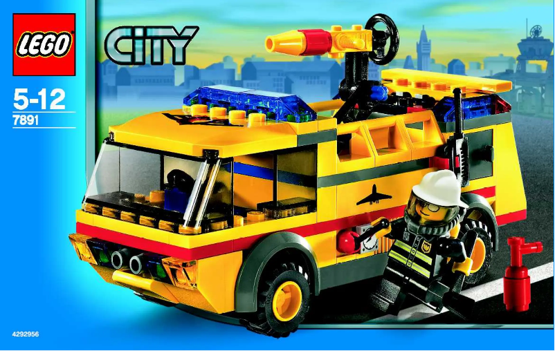 Page n°1 - Manuel utilisateur Lego Passenger Plane & Airport Firetru