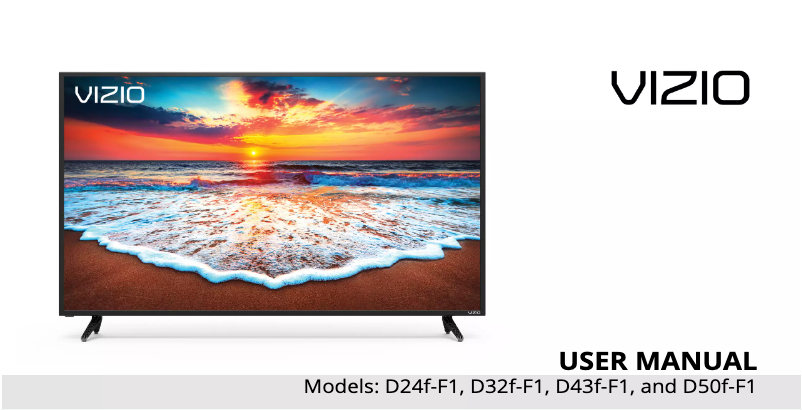 Image de la première page du manuel de l'appareil SmartCast D50f-F1