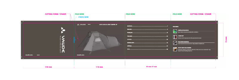 Página 1 del manual Manual de usuario Vaude Chapel SUL 3P