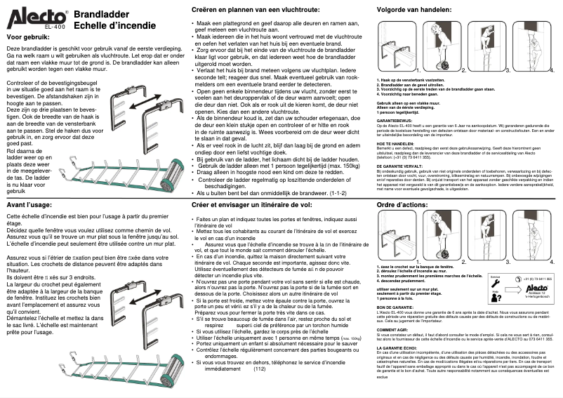 Página 1 del manual Manual de usuario Alecto EL-400